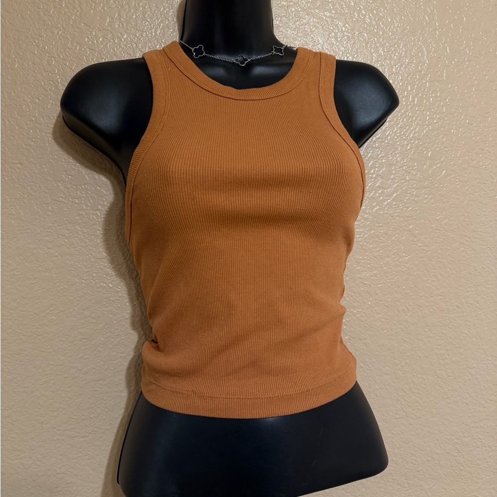 Women's Burnt orange Sleeveless Top 🍊